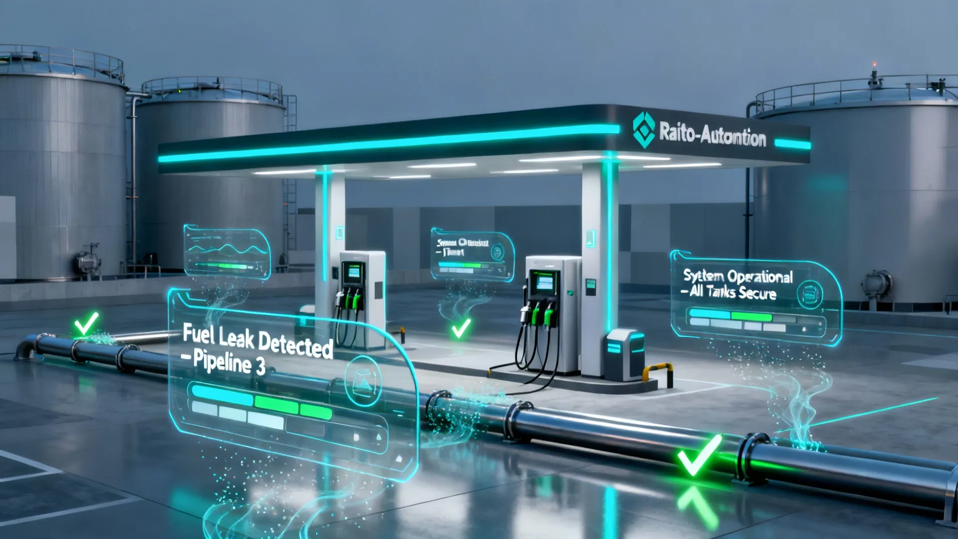 نظام مراقبة خزانات الوقود من Raito-Automation: سيطرة كاملة تمنع أي خطأ في الأنظمة المؤتمتة