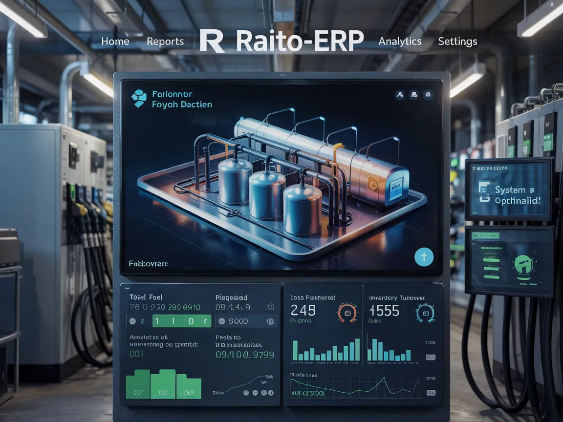 تحسين إدارة المخزون في الوقود عن طريق Raito-ERP