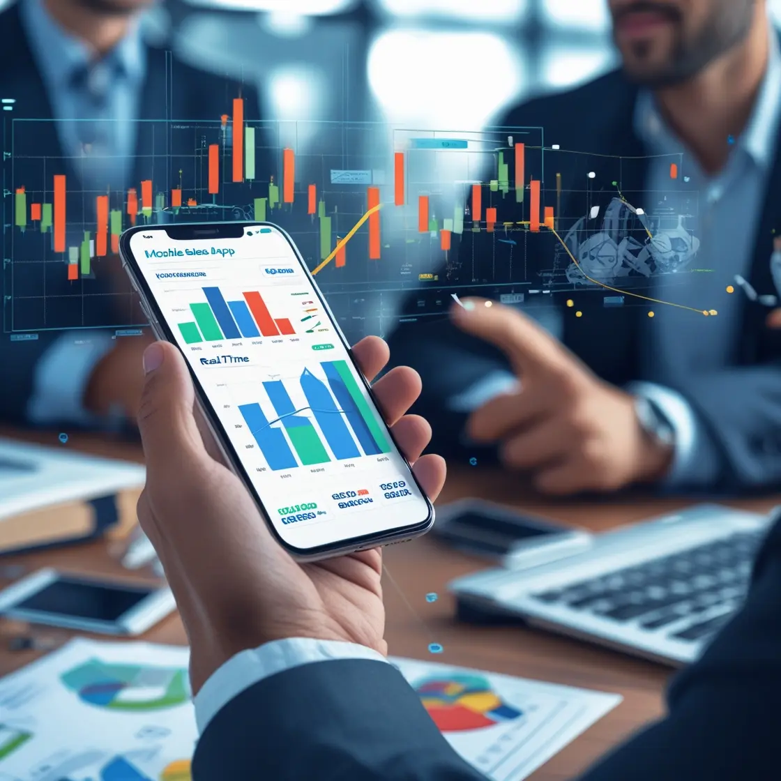 تطبيق المبيعات للهواتف الذكية